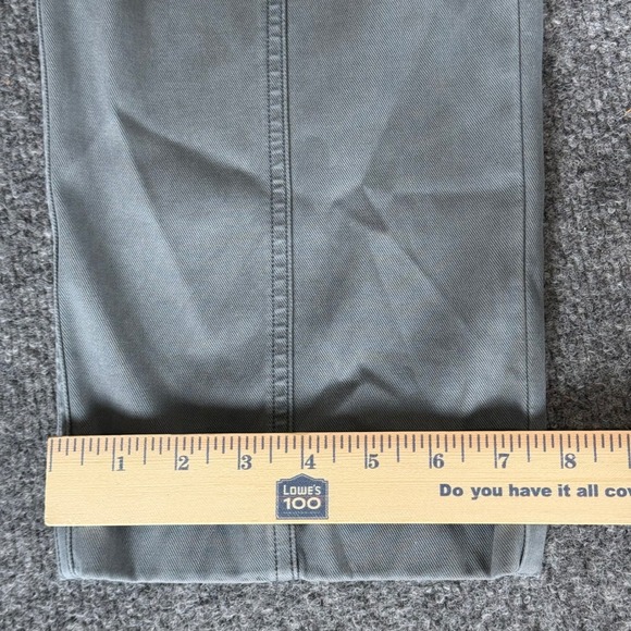 SPANX Stretch Twill‎ Straight Leg Pants Womens 34x30 Green Casual Comfort Fit - Picture 9 of 10